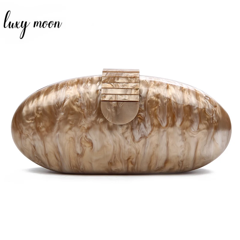 Модный акриловый клатч в форме яйца кошелек женская вечерняя сумка винтажные