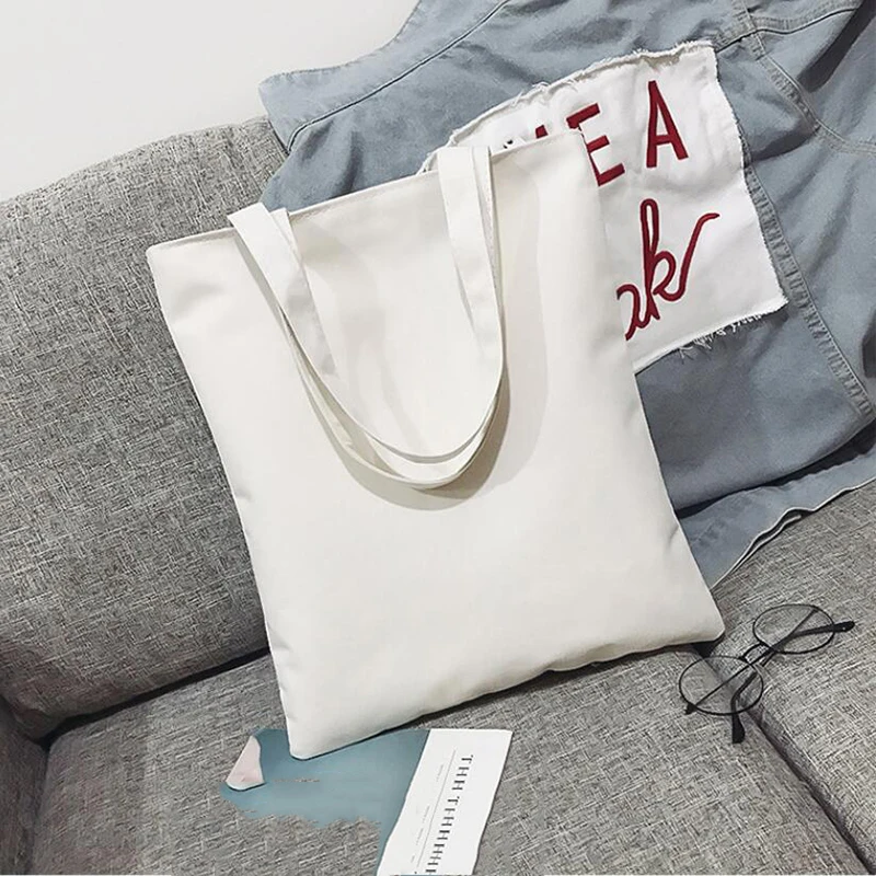 

Women Canvas Shoulder Tote Bag Chic Strawberry Printed Shopping Bags Harajuku Style Female Handbag Reusable Shopper Pouch