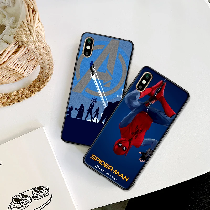 Супер герой Железный человек сотовый Мягкий ТПУ чехол для Apple IPhone X XR XS MAX 5 5S 5C SE 6 S 7