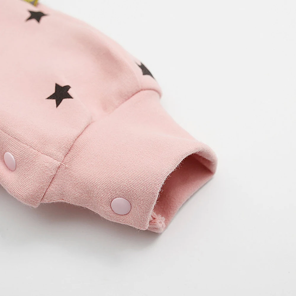 Теплый комбинезон с длинными рукавами для маленьких девочек спортивный костюм