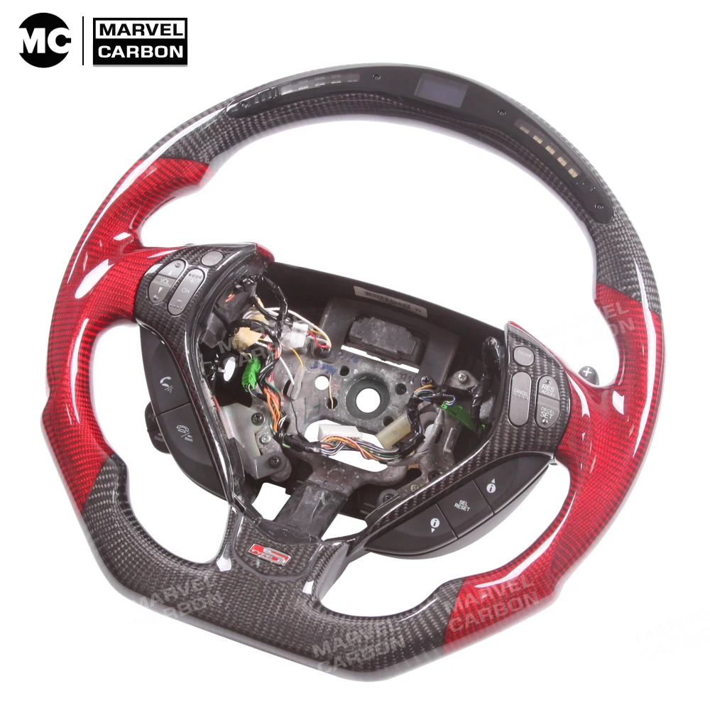 

Carbon Fiber LED Steering Wheel for Acura MDX,RDX ,ILX ,TLX ,NSX