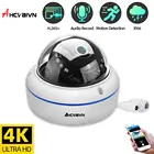 Купольная камера видеонаблюдения со встроенным микрофоном, 8 Мп, IP66