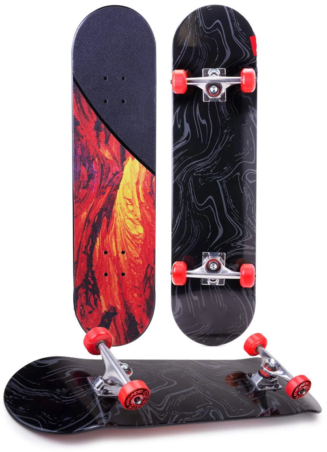 

Skateboard 31" Standard Complete Skateboards Professional Complete Board w/Concave - Skate Boards Great for Beginners, Adults