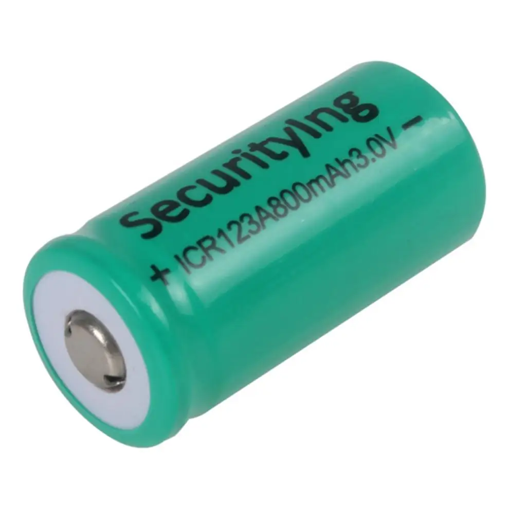 Перезаряжаемая литиевая батарея ICR123A 3 0 V 800mAh|Перезаряжаемые батареи| |