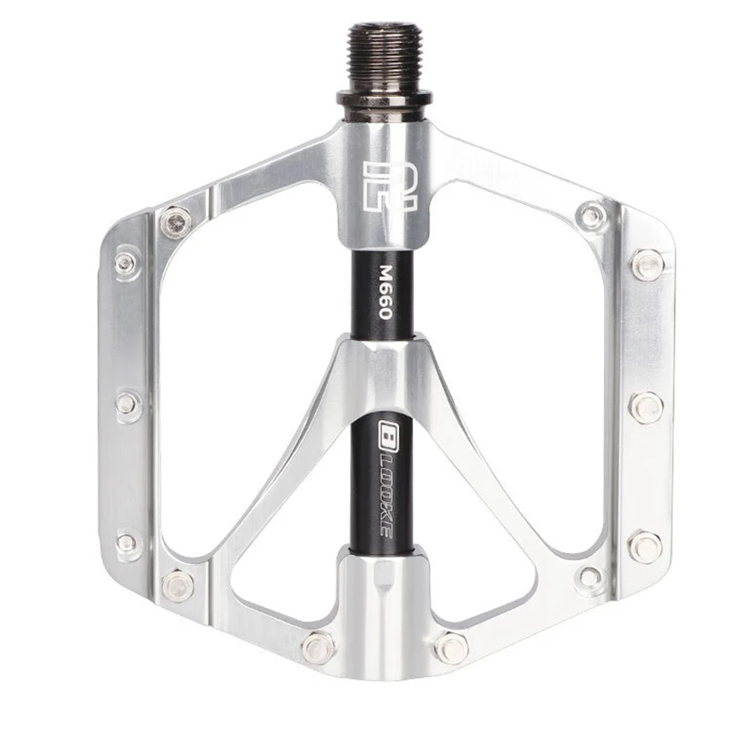 

BLOOKE M660 CNC Aluminum Alloy Bicycle Pedal 3 Palin Bearing Mountain Bike Non-Slip Pedals