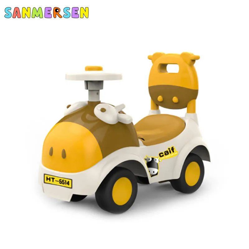 Улучшенный Многофункциональный Детский поворотный автомобиль самокат горка с