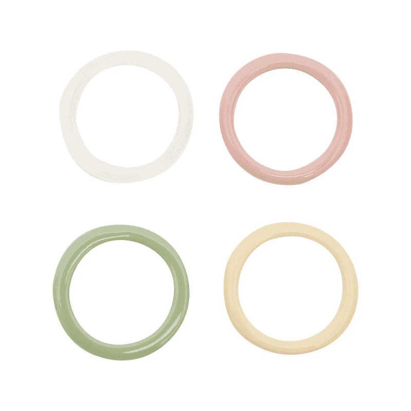 

1pc Korea Vintage Transparent Resin Colorful Rings Chic Colorful Acrylic Geometric Irregular Ring Set for Women Jewelry