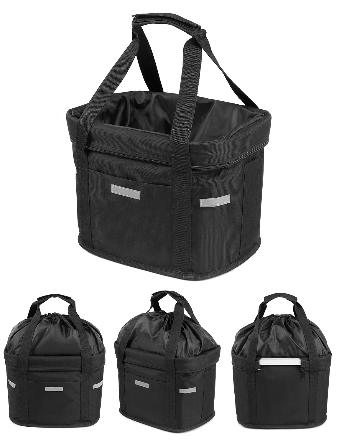 Передняя корзина для велосипеда съемная Водонепроницаемая велосипедная на руль