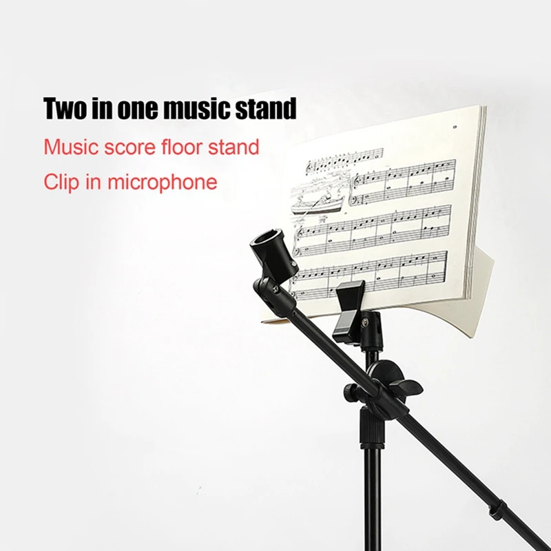 

Outdoor Portable Folding Music Stand, Music Stand, Tripod Floor Microphone Stand, Iiftable Vertical Microphone Stand