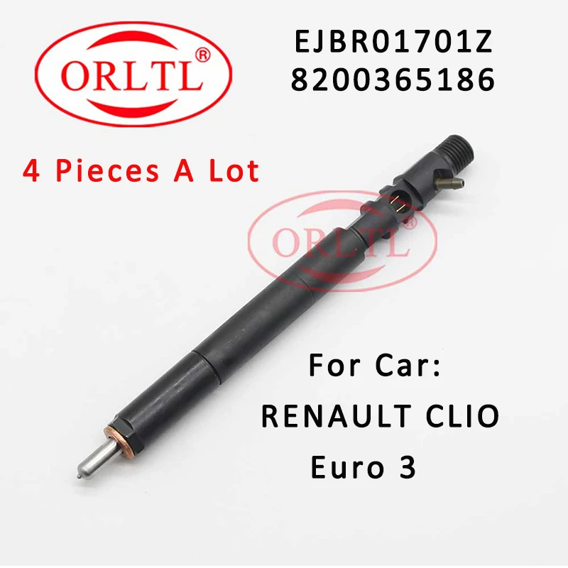 

4 шт. инжектор топливной системы EJBR01701Z дизельное сопло EJB R01701Z для Евро 3 RENAULT CLIO 820036518