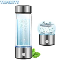 portable 430ml hydrogen generator cup water filter alkaline maker hydrogen rich water bottle lonizer pure h2 electrolysis
