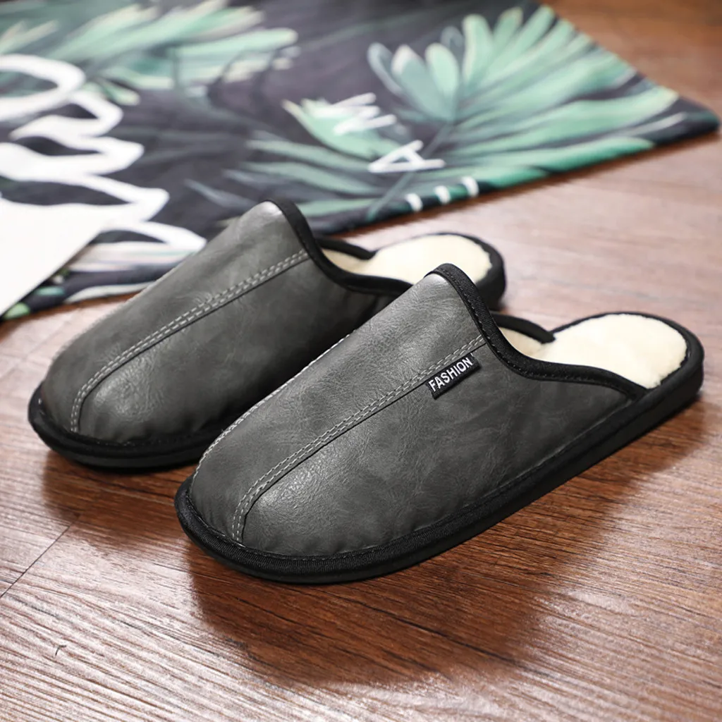 SAGACE мужские и женские домашние тапочки теплая обувь на платформе хлопковые