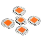 Светодиодная лампа полного спектра для выращивания растений, 10 Вт, 20 Вт, 30 Вт, 50 Вт, 100 Вт, высокая мощность, 380NM-840NM