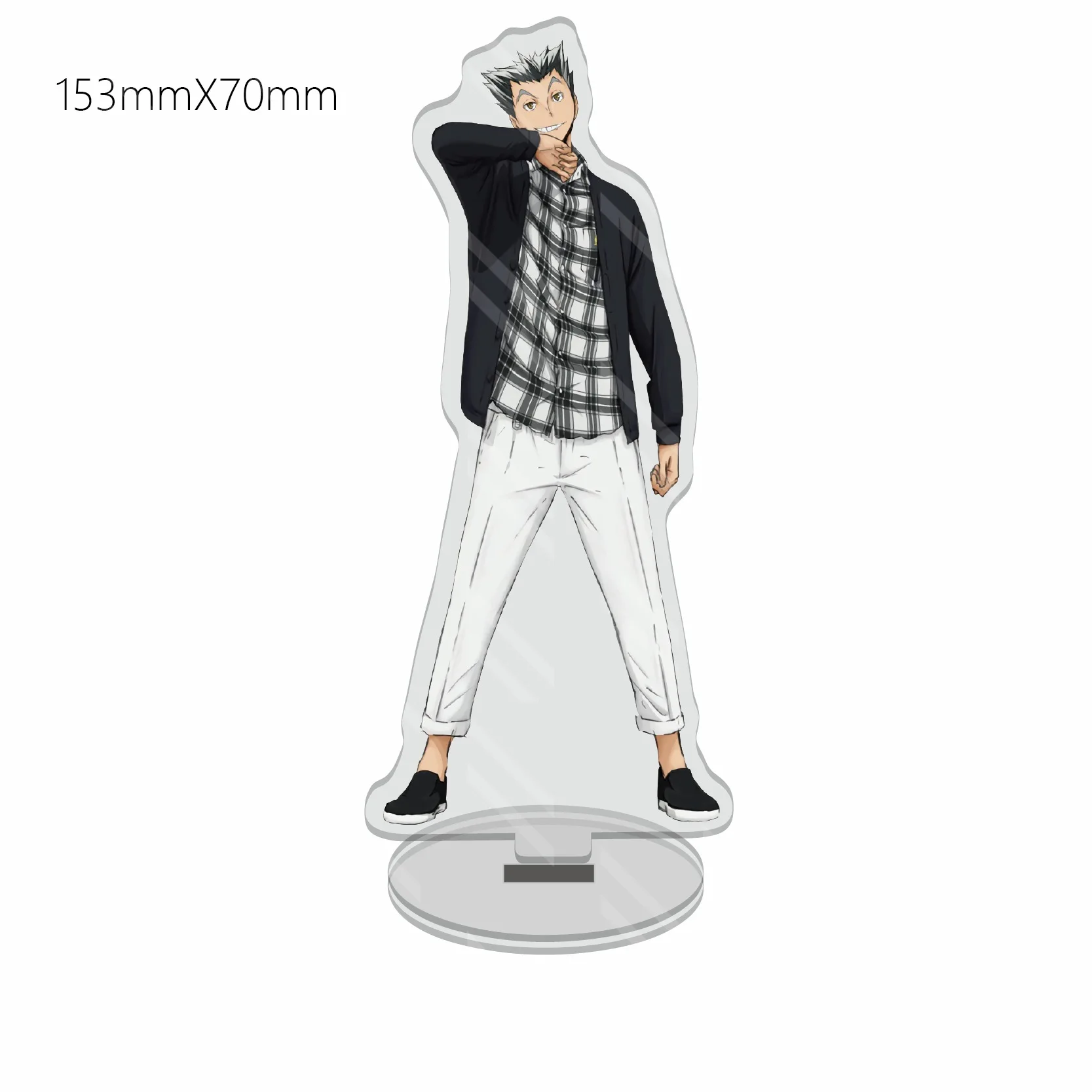 

Anime Haikyuu Figures Toys Desk Plate Holder Models Acrylic Stand Model Dolls 15cm For Fans Gift