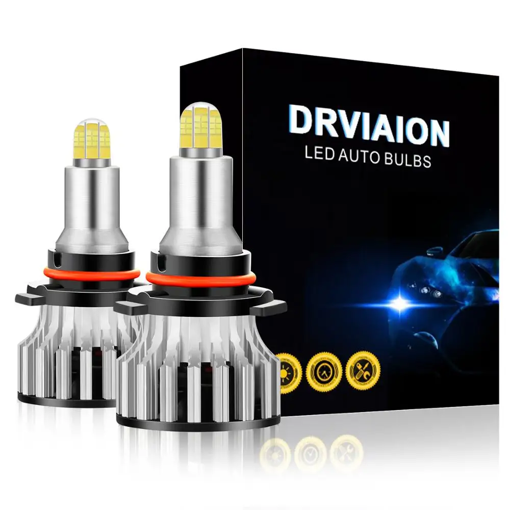 2 шт. Автомобильные светодиодные лампы 9005 HB3 H7 H4 H1LED H11 9006 HB4|Передние LED-фары для