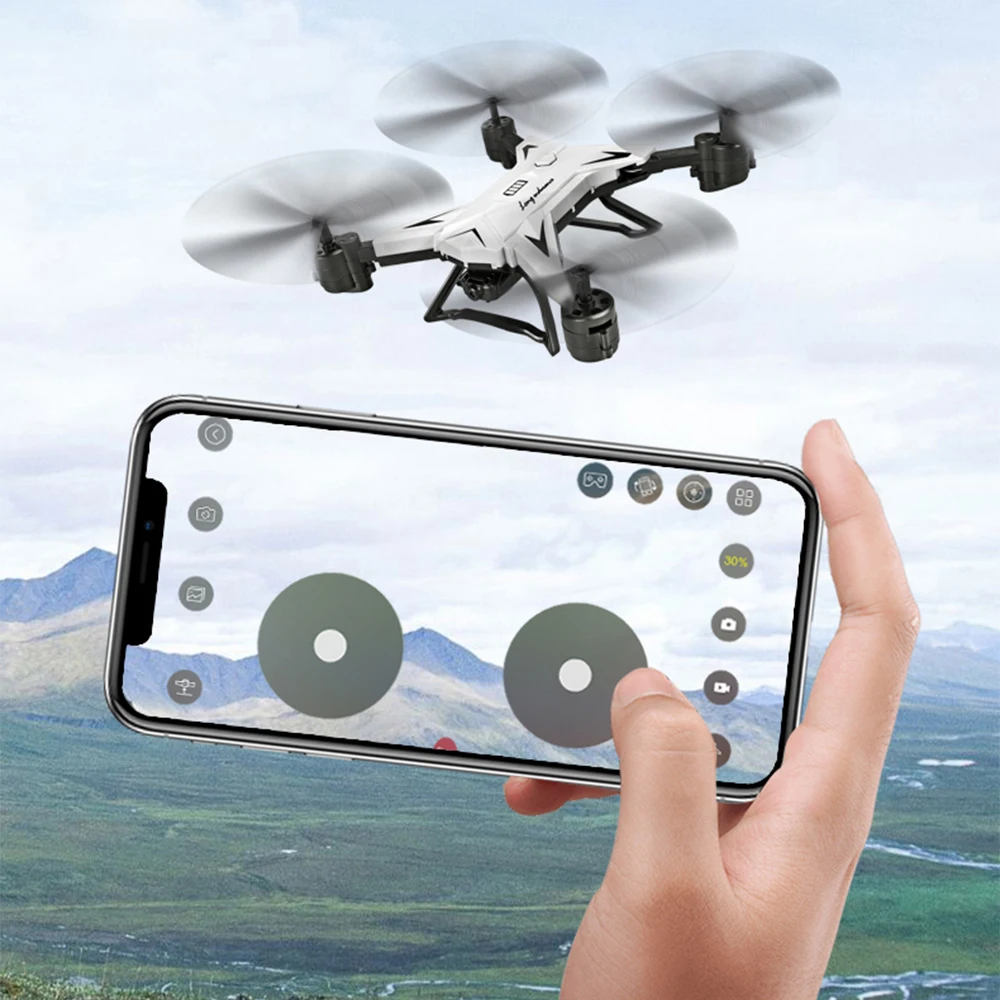RC вертолет 4K с камерой HD 1080P wifi FPV RC Профессиональный складной Квадрокоптер 20 минут долгий срок службы батареи