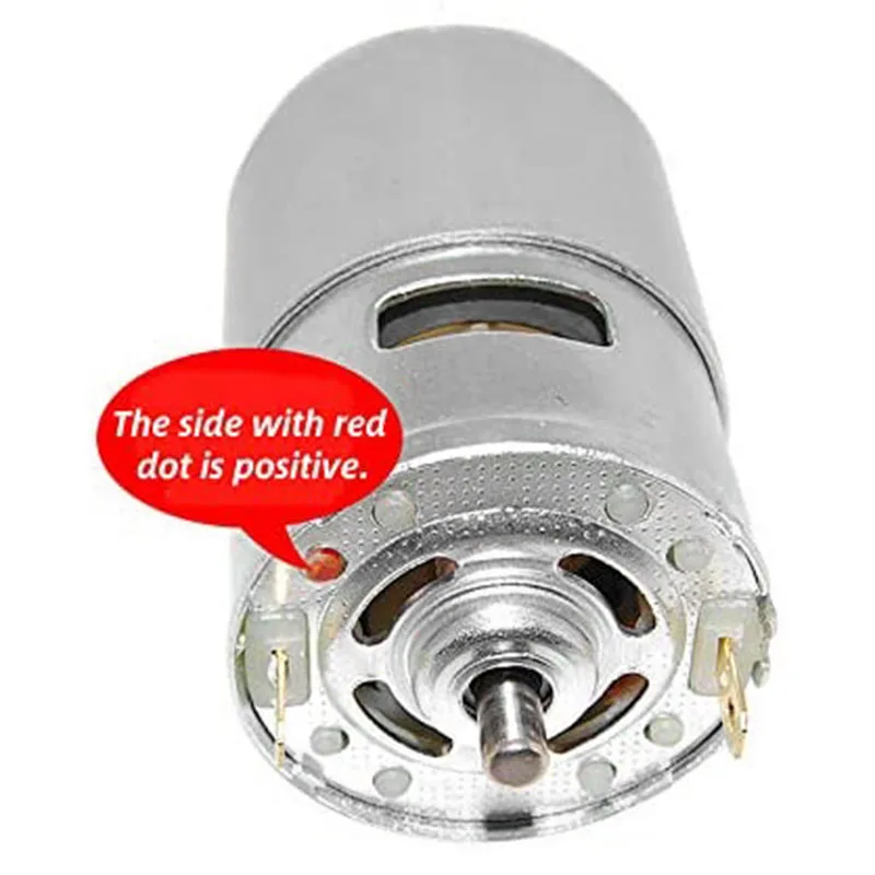 

Electric Motor 775 DC Motor with Seat Mounting Bracket Brush Small DC