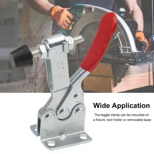 GH-201-B зажим тумблерный быстросъемный LD SD HS CH GH-201-B Горизонтальный зажим ручной инструмент #35