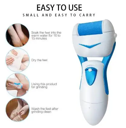 Электрическая пилка для ног аппарат удаления мозолей педикюрное устройство