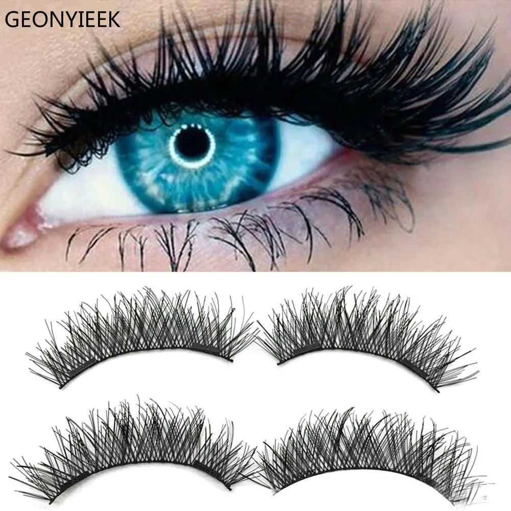 Магнитные ресницы 3D ручная работа норковые Многоразовые Накладные тройной