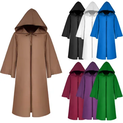

Explosion models Halloween new anime solid color children's wear death cloak medieval cloak boys and girls baby adult long coat
