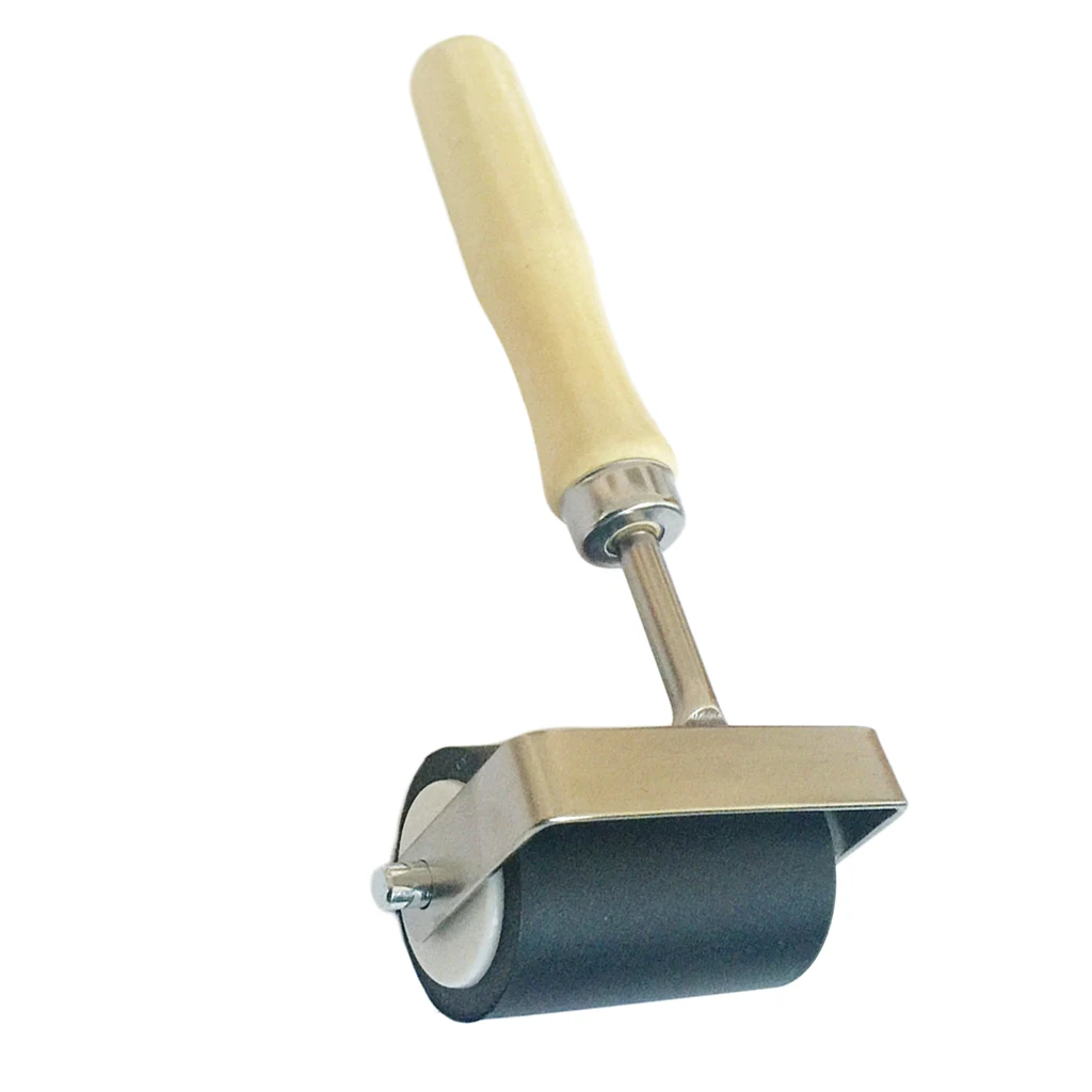 

Rubber Paint Roller Wooden Handle Engraving Tool Craft Project