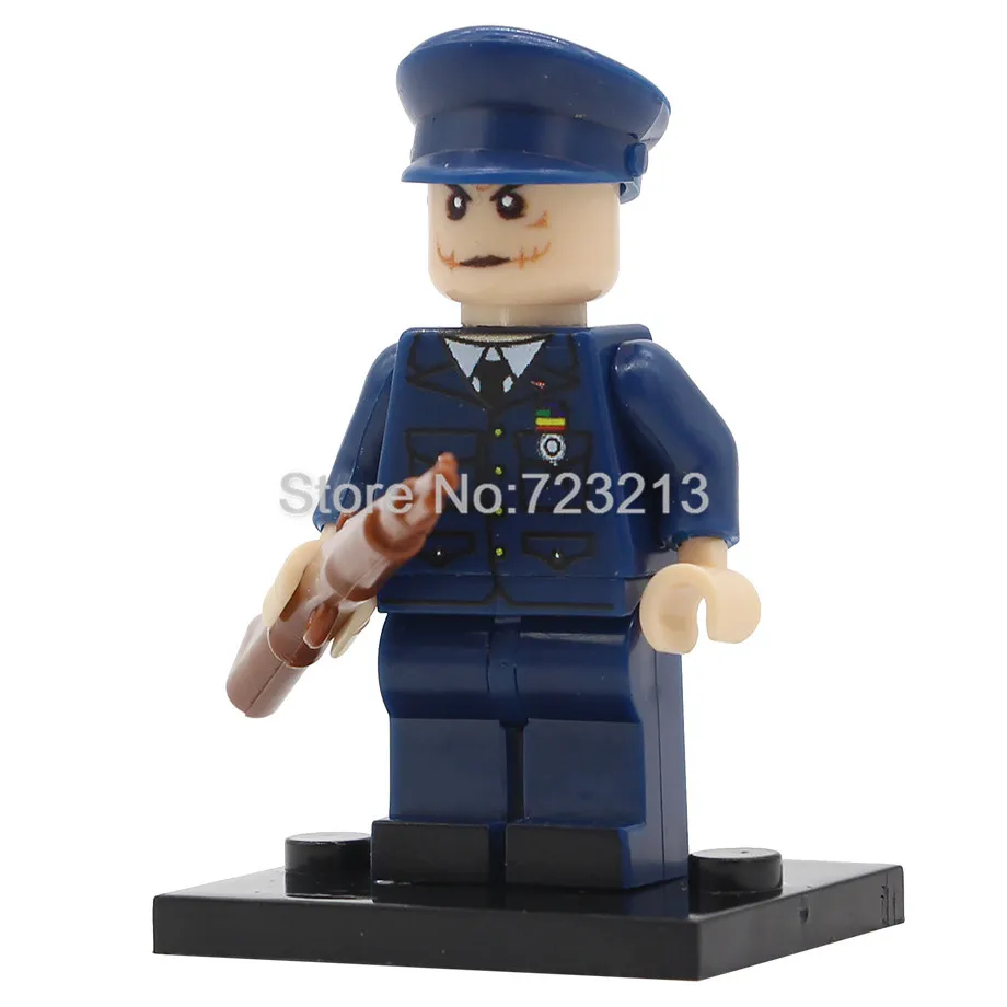 Супер герой фильм Пятница 13-й хедхантер фигурка полиция Джокер зомби Bgirl человек паук Строительные блоки модели кирпич комплект игрушки
