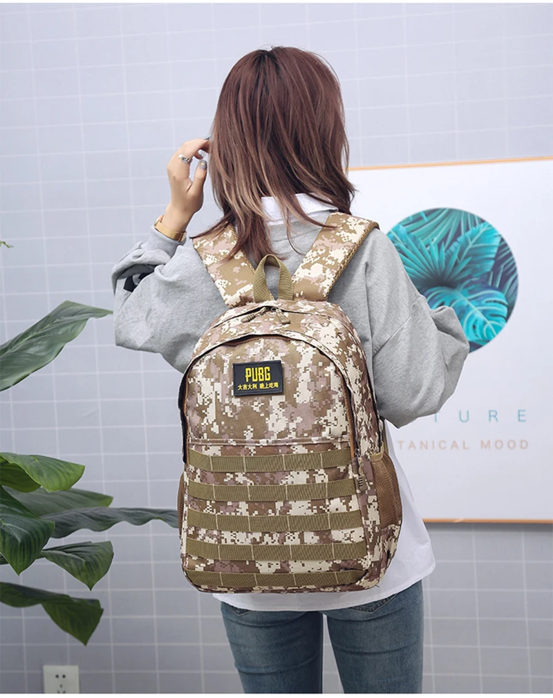 

New Hot Selling Fashion Camouflage Backpack Men and Women Waterproof Outdoor Large Capacity Travel Sports Hiking Bag 2020