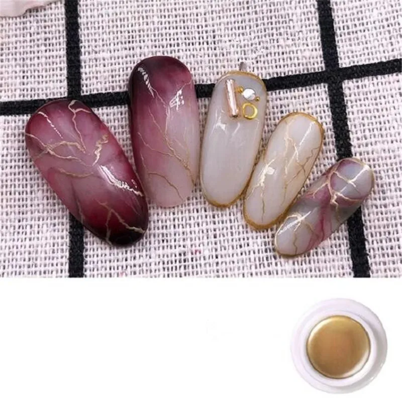 

Metal Effect Nail Gel Rose Gold UV LED Draw Painting Stamping Nail Art Color Gel Polish Manicure Long Lasting Gel Vernish G203