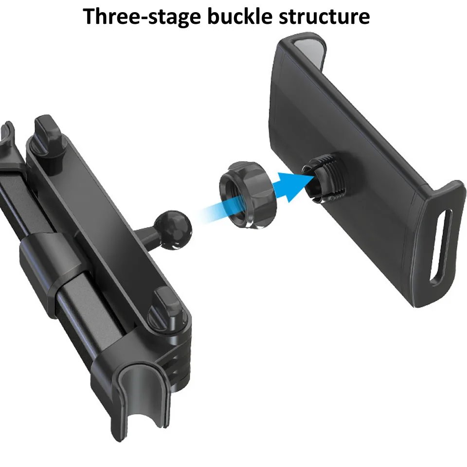 telescopic car rear pillow phone holder tablet car stand seat rear headrest mounting bracket for phone tablet 4 11 inch free global shipping