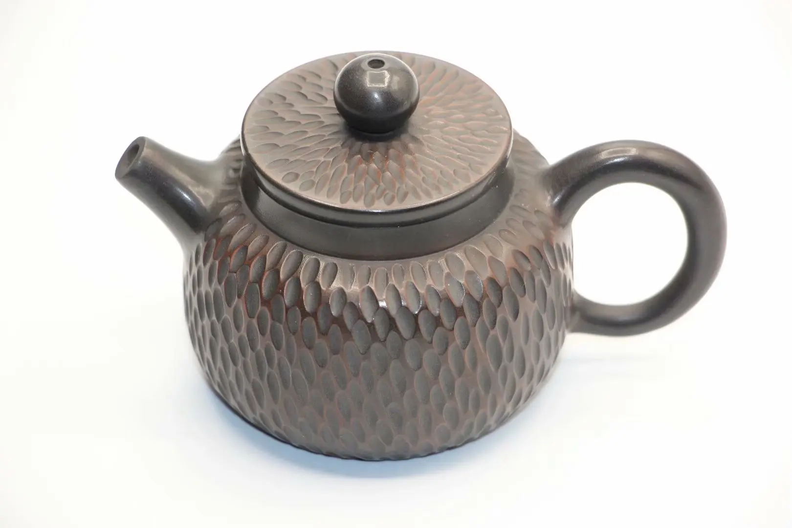Китай Yunnan Jian Shui керамика ZI TAO (не Yi Xing чайник) CHUI WEN JING LAN HU около 165 мл|Заварники| |