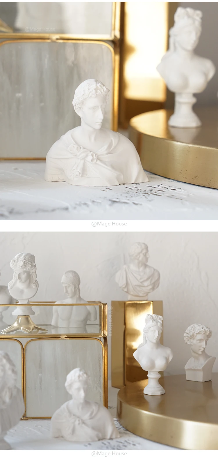 Статуэтка греческой мифологии миниатюрная гипсовая для рисования ремесла