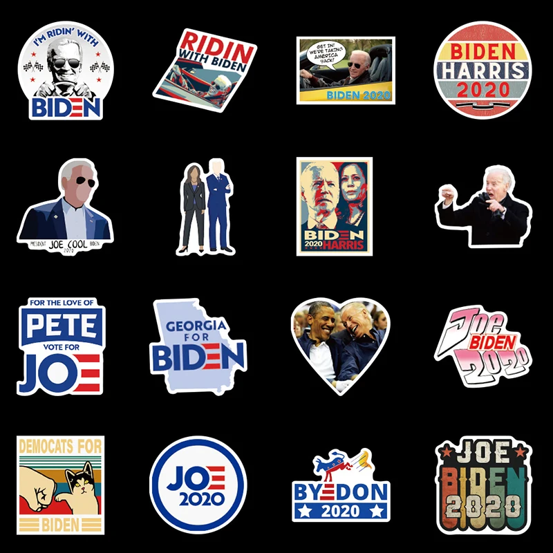 

100PCS Biden Harris Stickers DIY Snowboard Laptop Luggage Fridge Guitar Graffiti Waterproof Classic Kid Toy Stickers