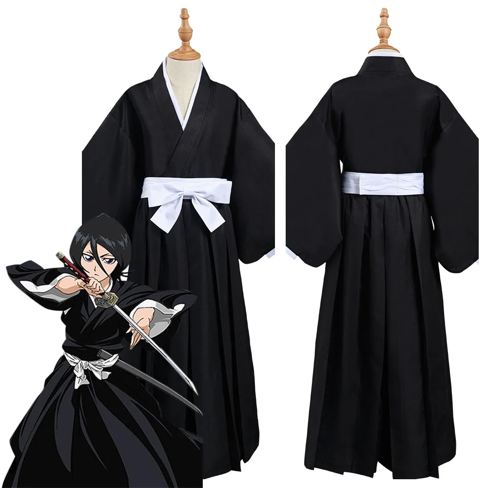 Детский отбеливатель Kurosaki ichigo/Kuchiki рукания/Hitsugaya Toushirou Die pa Косплей Костюм Кимоно