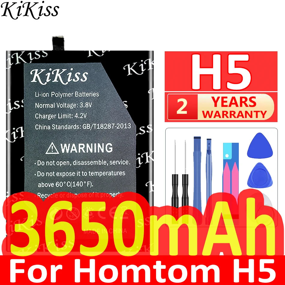 

Мощная батарея 3650mAh KiKiss H 5 для телефона H5