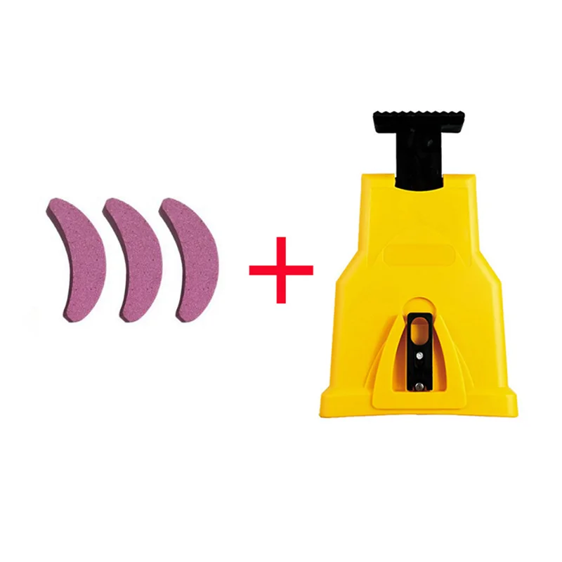 Быстрая точилка для бензопилы с маленьким точильным камнем деревообработки 14-20