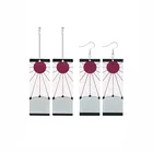 Висячие серьги из акрила, клинок призрака из аниме клинок рассекающий демонов, серьги для женщин и мужчин от Tanjiro