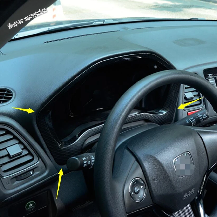 

Lapetus Dash Frame Instrument Gauge Molding Center Console Cover Trim For Honda Vezel HR-V 2014 - 2019 Accessories Interior ABS