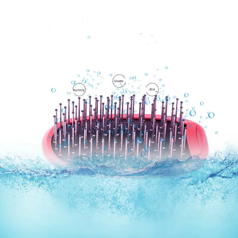 Портативная электрическая Ионная Щетка для волос выпрямитель массажная прямая