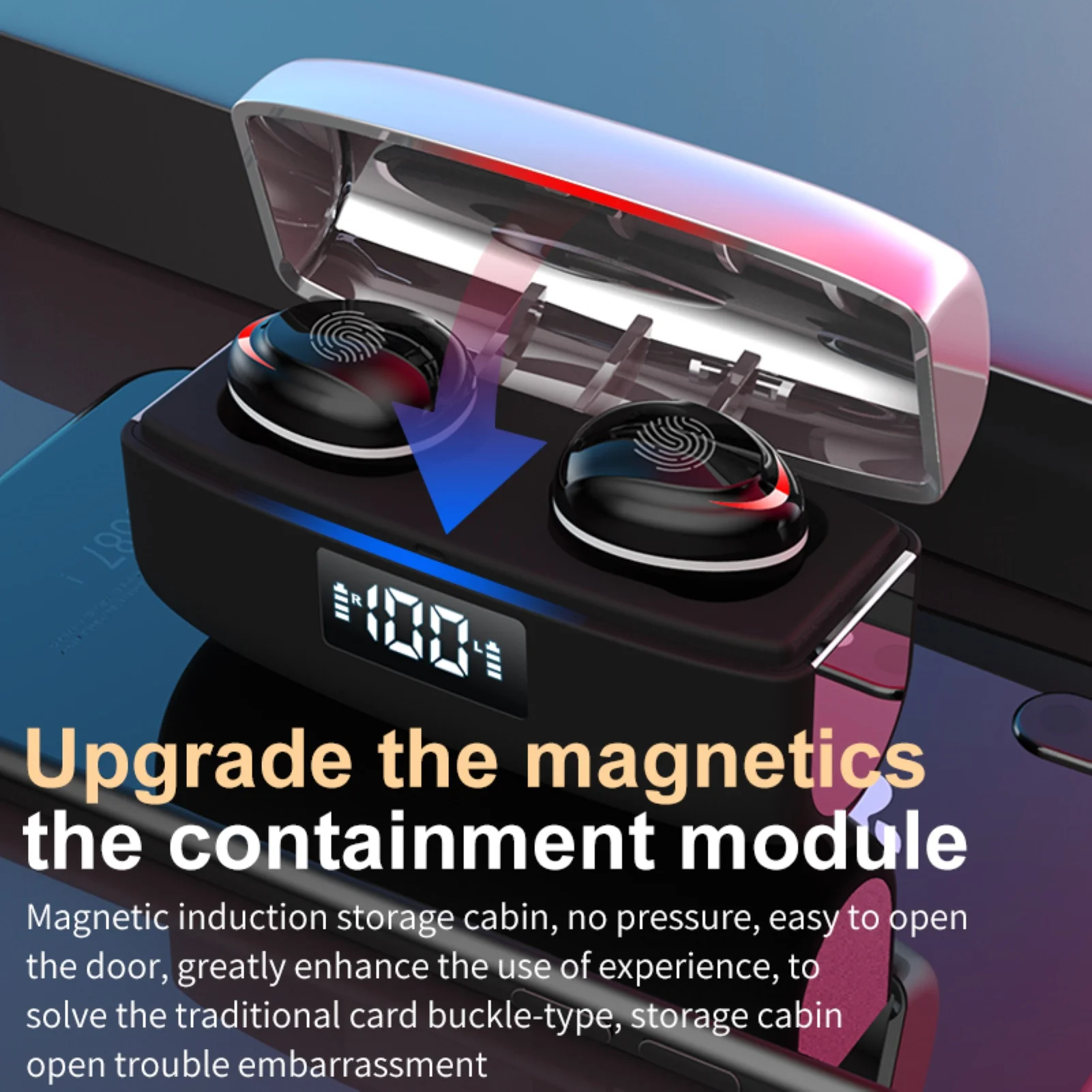 

W15 Waterproof Sport Bluetooth V5.0 HiFi Stereo Wireless Headset with Microphone Dolby 5.1 Earpods Auriculares Bluetooth