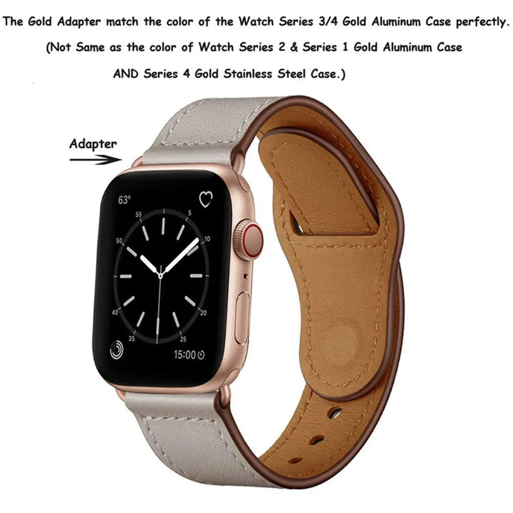 Ремешок из натуральной кожи для Apple Watch 4, 40 мм, 44 мм, 38 мм, 42 мм, высокое качество, для мужчин и женщин, ремешок для часов, браслет для iWatch 1, 2, 3
