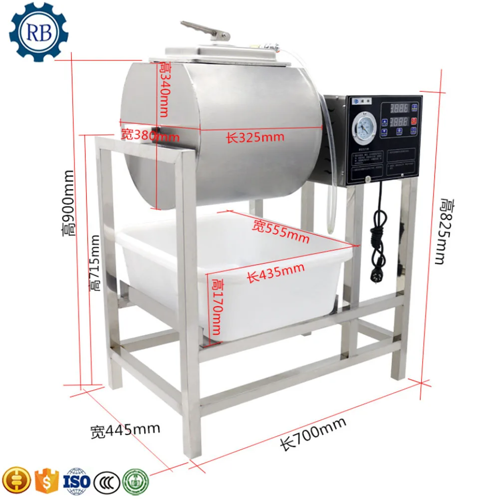 Professional Chicken marinating machine meat tumbler vacuum cucumbers marinated | Бытовая техника