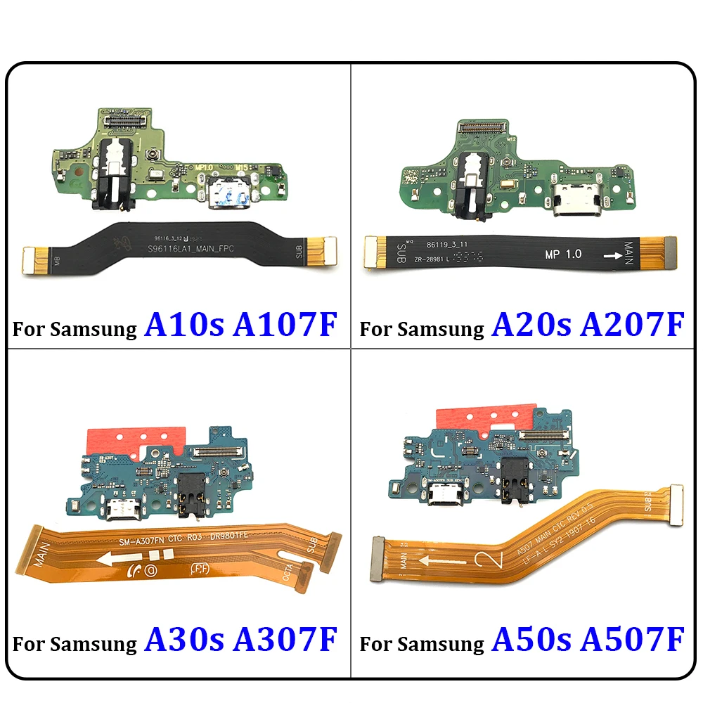 USB Charging Port Dock Board Connector Main Motherboard Flex Cable For Samsung Galaxy A10S A20S A30S A21S A31 A41 A51 A71 | Мобильные