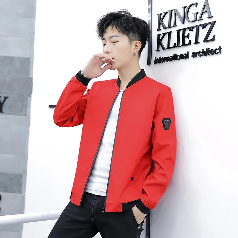 Куртка мужская 2019 новая свободная Топ рубашка Бомбер куртка хип хоп бейсбольная