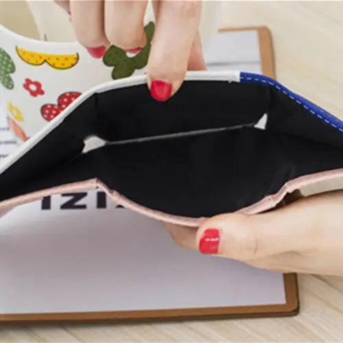 Женский кошелек сумочки с милым цветком для мелочи клатч застежкой бантом
