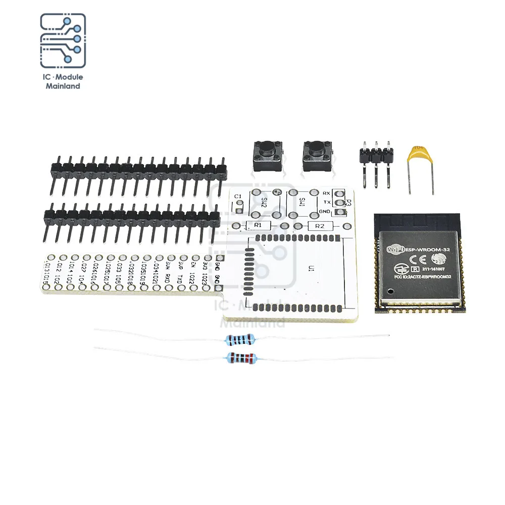 ESP-32 ESP-WROOM-32 Rev1 Wi-Fi модуль беспроводной Bluetooth макетная плата комплект для Arduino DIY Kit |