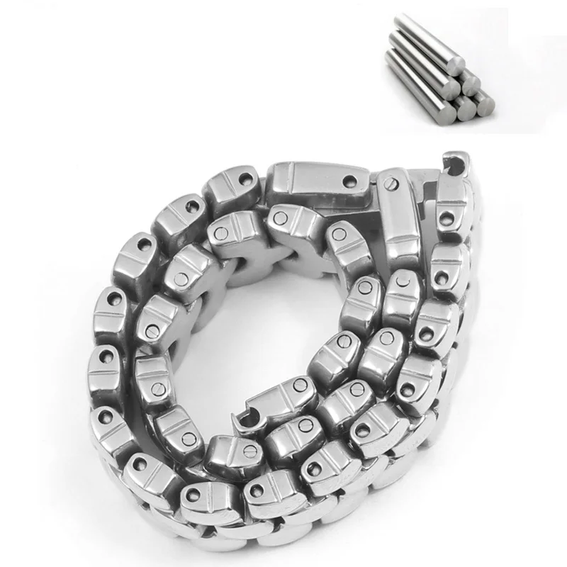 Small Size Stainless steel strap 6mm 8mm 10mm silver golden bracelet Replacemnt strap for Lady's fashion watch chain