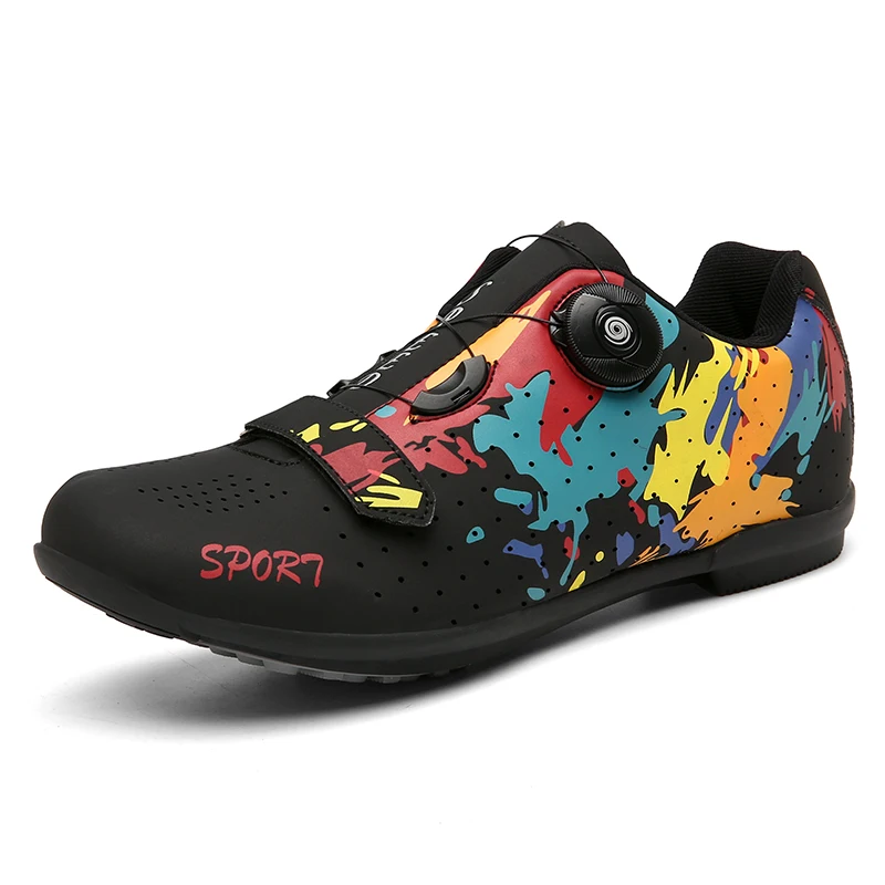 Beli BETOOSEN Pria Wanita Bernapas Cepat Renda Road Sepeda Bersepeda Sepatu Profesional Sneaker Sepeda Sepatu