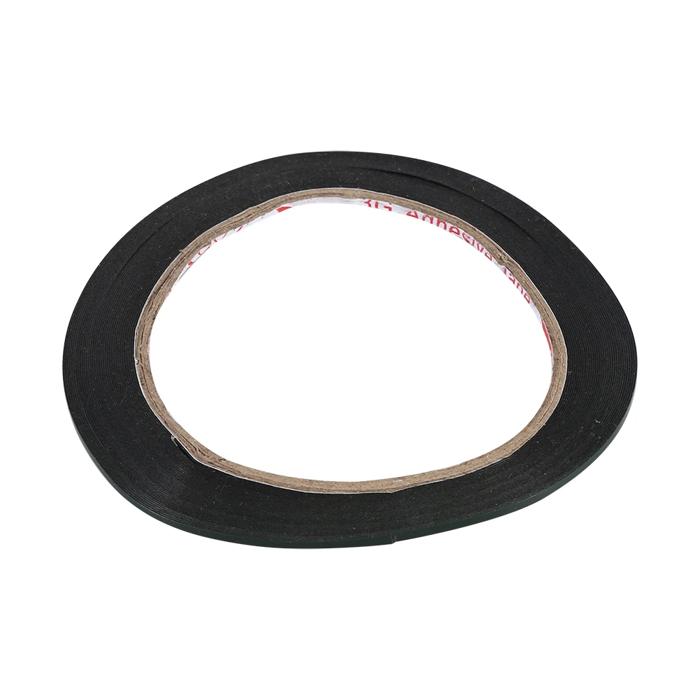 Липкая двухсторонняя самоклеящаяся лента черный скотч из пенопласта ширина 2 мм