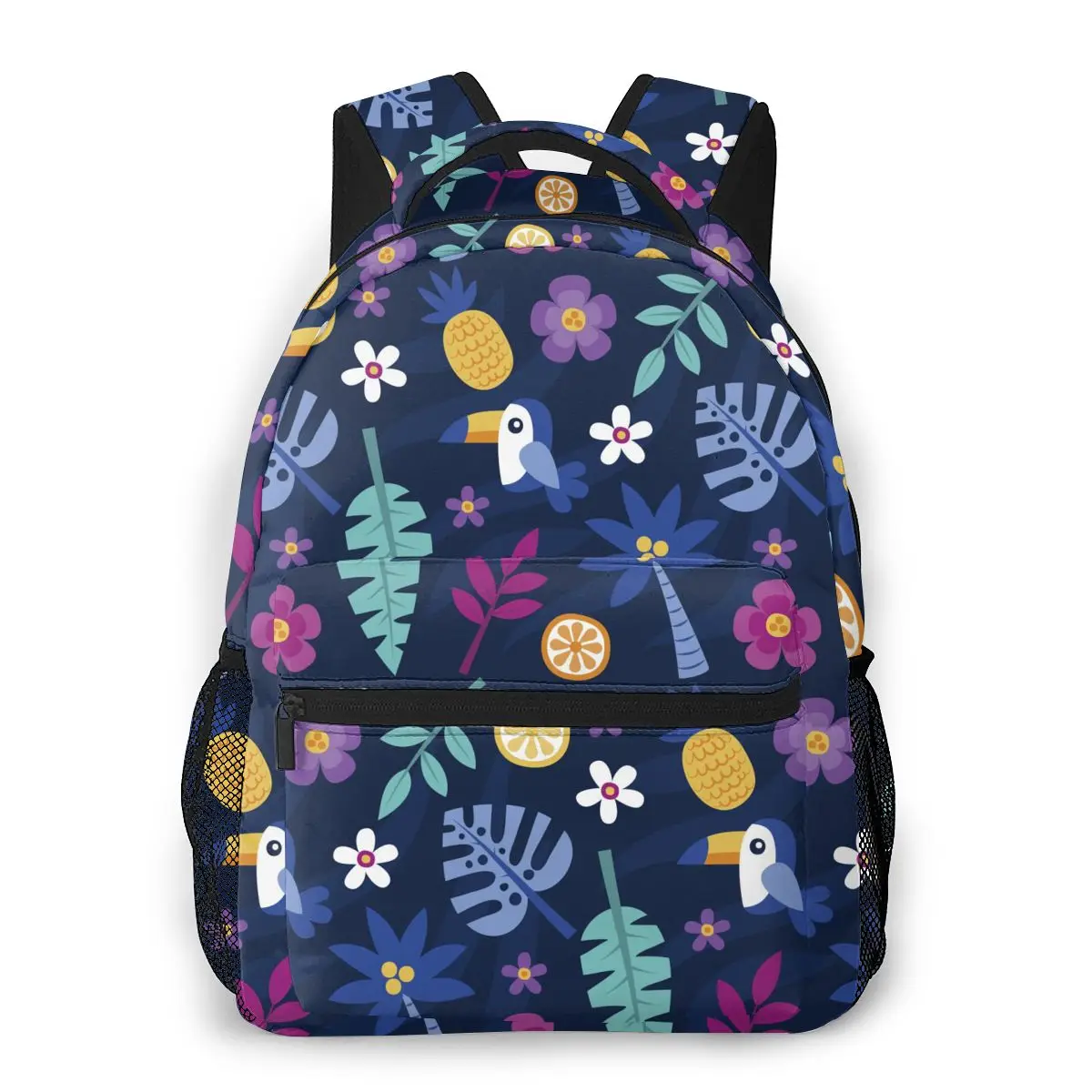 

Women Backpack Kids School Bag for Teenage Girls Tropical Flower Leaves Female Laptop Notebook Bagpack Travel Back Pack 2021
